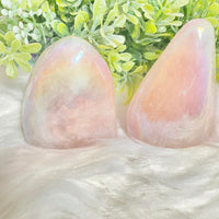 Aura Rose Quartz Polished Gemstone