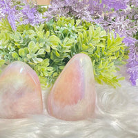Aura Rose Quartz Polished Gemstone
