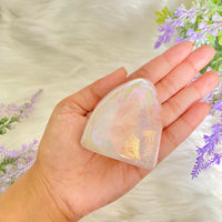 Aura Rose Quartz Polished Gemstone