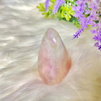 Aura Rose Quartz Polished Gemstone