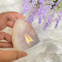 Aura Rose Quartz Polished Gemstone