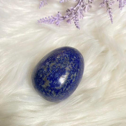 Oval Shaped Lapis Lazuli Crystal