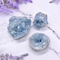 Raw Celestite Crystal Cluster