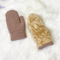Women Winter Fleece Lined Thick Mittens