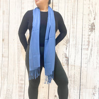 Solid Pashmina Long Scarf/Shawl