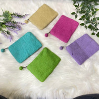 Evil Eye Felted Purse