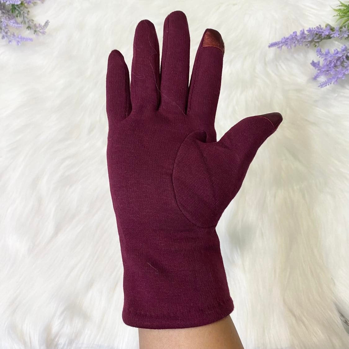 Plaid Touch Screen Texting Women Gloves