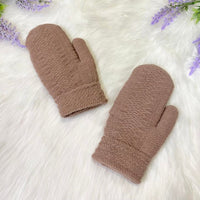 Women Winter Fleece Lined Thick Mittens