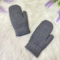Women Winter Fleece Lined Thick Mittens