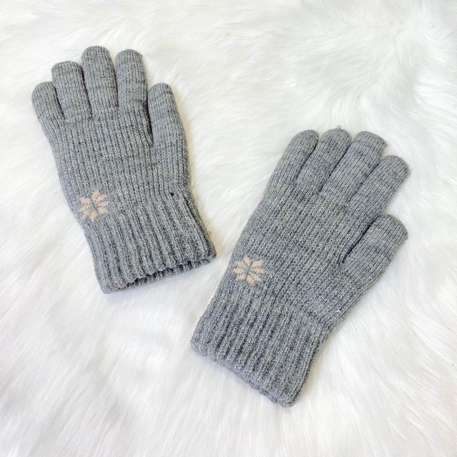 Thick Insulated Hand Knit Winter Unisex Gloves