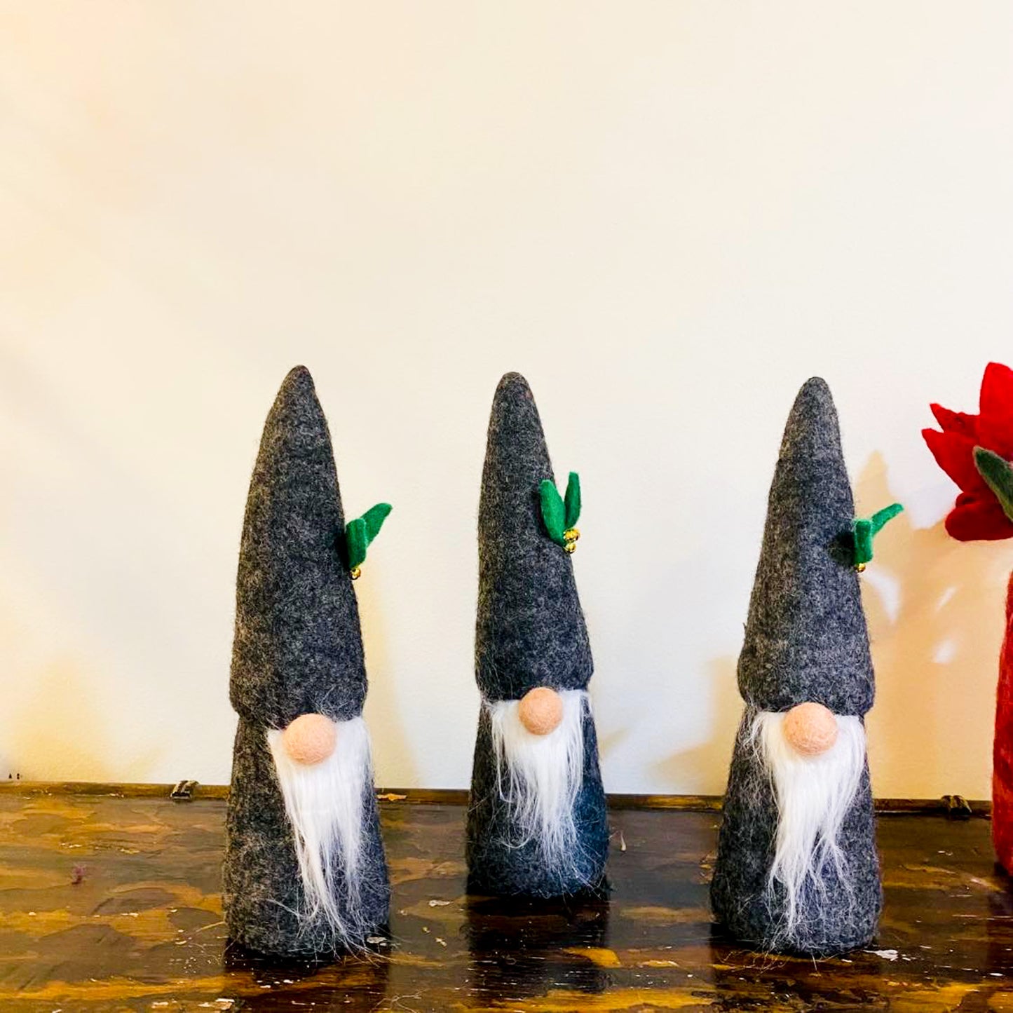 Handmade Holiday Santa Gnome Decoration