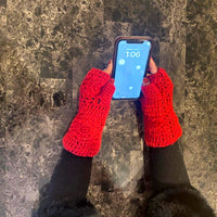 Hand Knitted Wool Fingerless Handwarmer