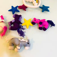Unicorn Rainbow Felt Mobile