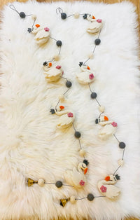 Ostrich Felt Hanging with Bells