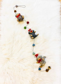 Felted Sock Monkey Hanging