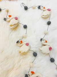 Ostrich Felt Hanging with Bells