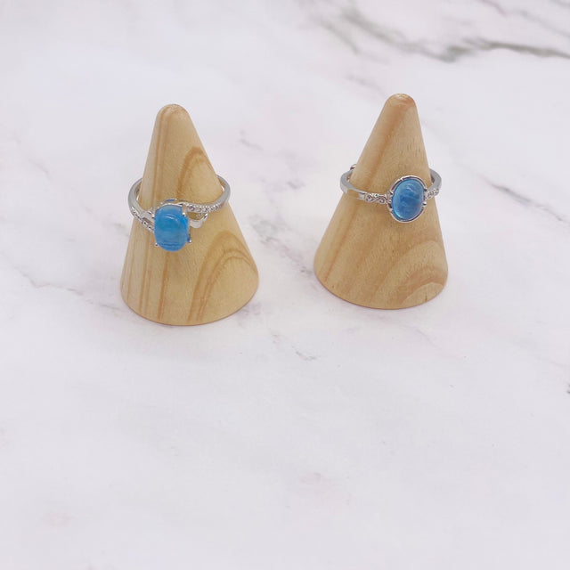 Crystal Ring, Aquamarine Gemstone Rings, Silver Stackable Ring, Handmade Jewelry, Women Ring, Gift For Her, Adjustable Ring, Boho Style