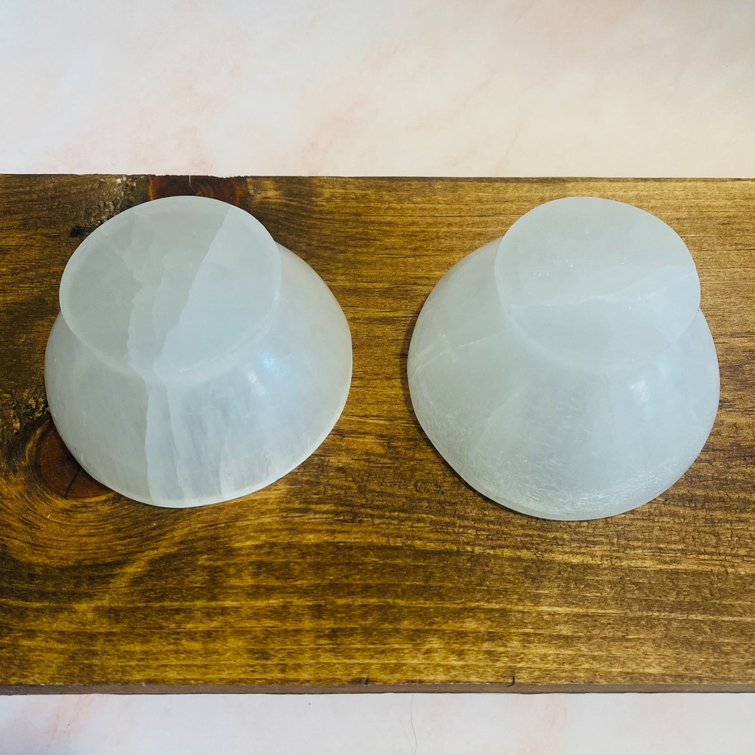 Selenite Bowl, Handmade Selenite Charging Bowl, Cleansing Bowl, Round Selenite Bowl, Charging Bowl with Base, Cleansing Crystals