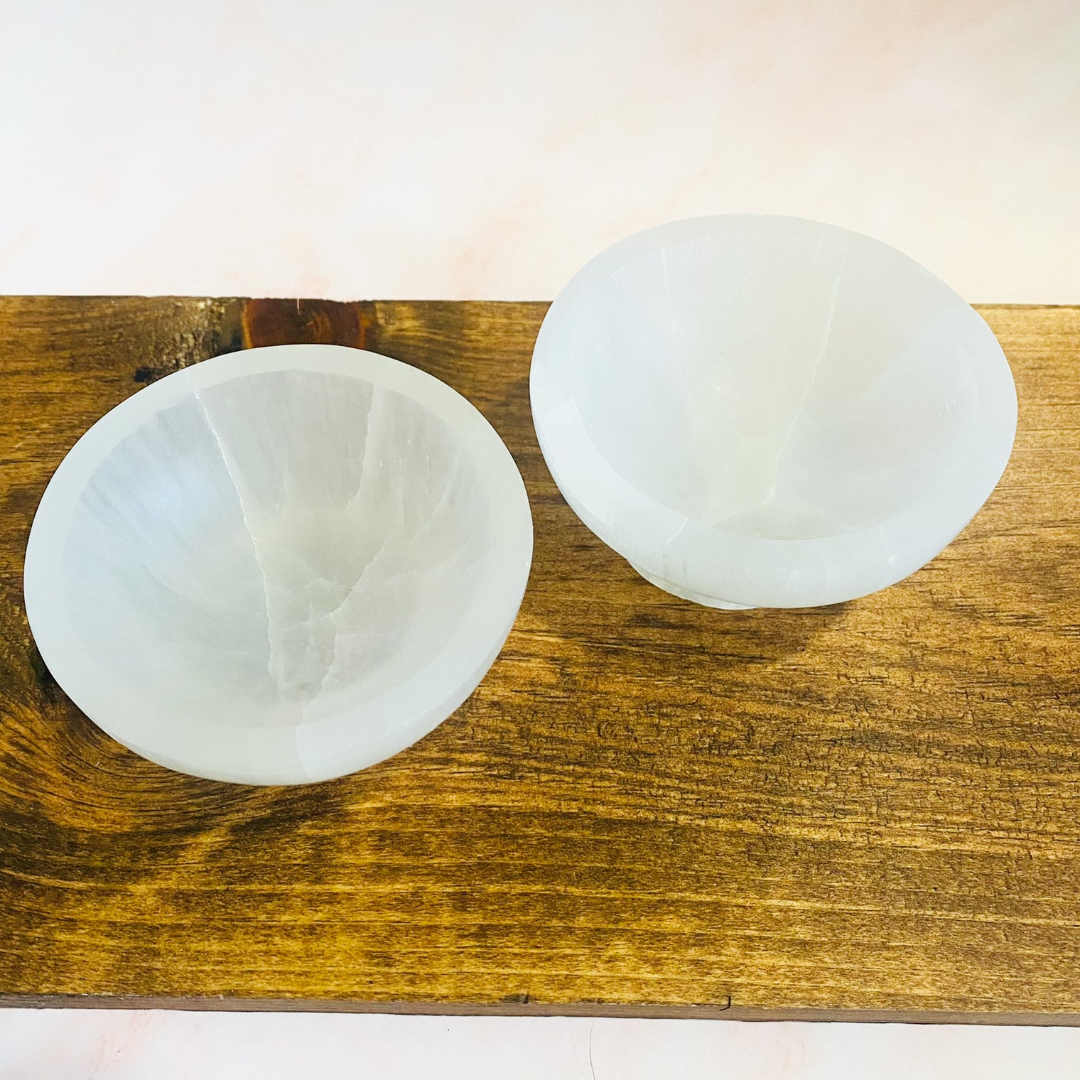 Selenite Bowl, Handmade Selenite Charging Bowl, Cleansing Bowl, Round Selenite Bowl, Charging Bowl with Base, Cleansing Crystals