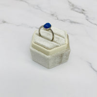 Lapis Lazuli Rings, Handmade Rings, Cute Blue Rings, Adjustable Ring, Stackable Ring, Gift Under 20, Gift For Her, Crystal Ring