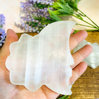 Selenite Sun & Moon Carving Charging, Cleansing Crystal, Hand Carved Selenite, Unique Selenite Decor, Satin Spar Moon , Crystal Moon Carving