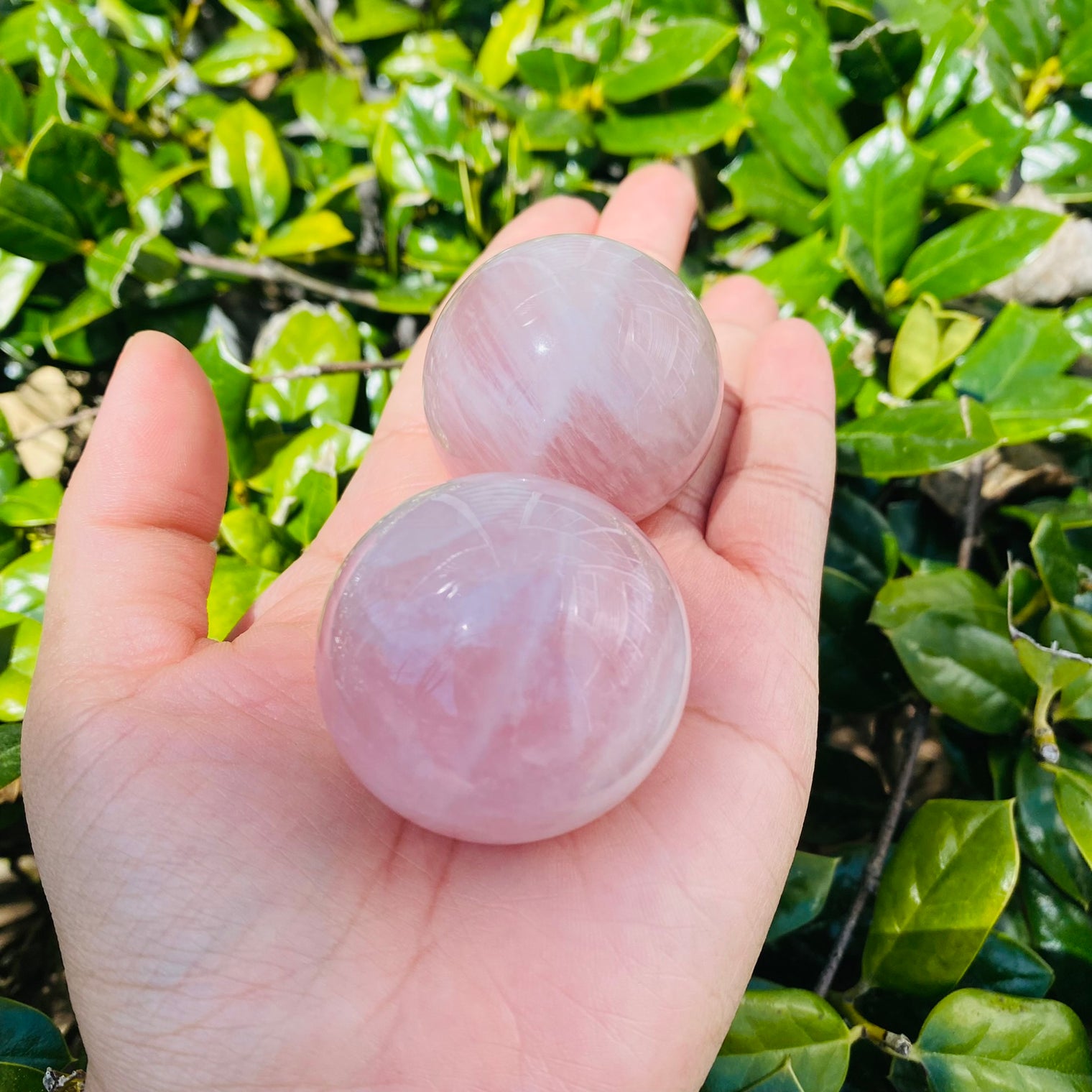 Rose Quartz Sphere, Crystal Ball, Stone for Self Love, Crystal for Friendship, Natural Rose Quartz Sphere, Stone for Love