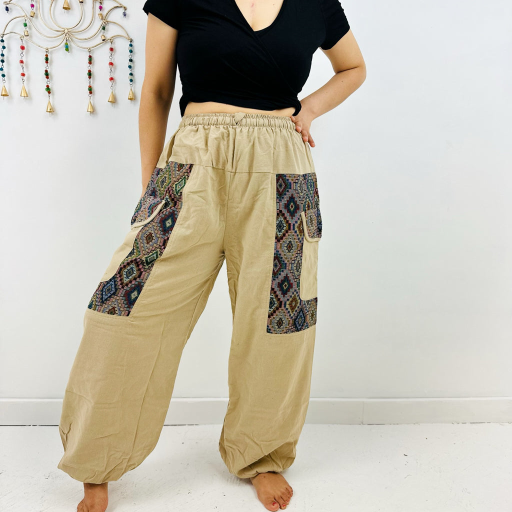 Unisex Tribal Print Bohemian Style Pants