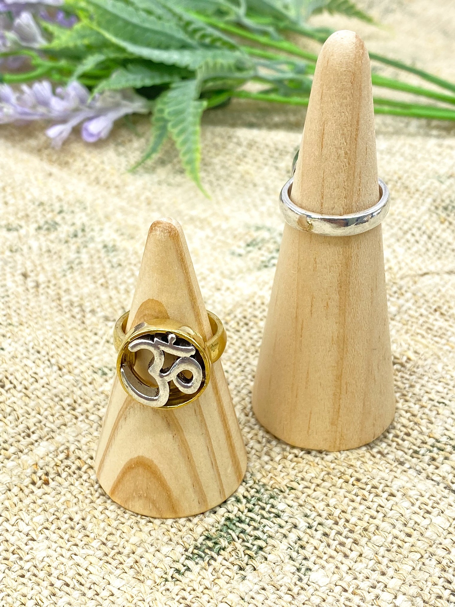 Om Rings, Round Shaped Aum Rings, Sterling Silver Ring, Gold Filled Unisex Om Ring, Protection Ring, Spiritual Yoga Ring, Meditation Jewelry