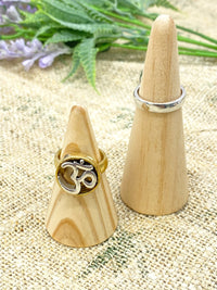 Om Rings, Round Shaped Aum Rings, Sterling Silver Ring, Gold Filled Unisex Om Ring, Protection Ring, Spiritual Yoga Ring, Meditation Jewelry