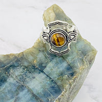 Handmade Crystal Ring, Sterling Silver Jewelry, Gift For Her, Statement Ring, Bohemian Jewelry, Non Tarnish Ring, Unisex Gemstone Ring