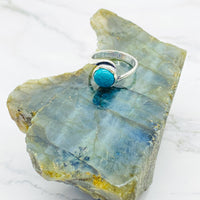 Sterling Silver Stackable Rings, Crystal Rings, Spiral Design Ring, Handmade Jewelry, Boho Style, Gift For Mom, Non Tarnish Ring