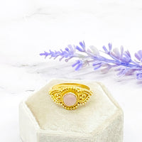 Gold Filled Crystal Ring, Handmade Ring, Statement Jewelry, Bohemian Ring, Gift For Her, Gemstone Ring, Healing Crystals