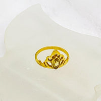 Gold Filled Crystal Ring, Handmade Jewelry, Fashionable Ring, Faceted Gemstone Ring, Gift For Her, Statement Ring, Vintage Style Ring