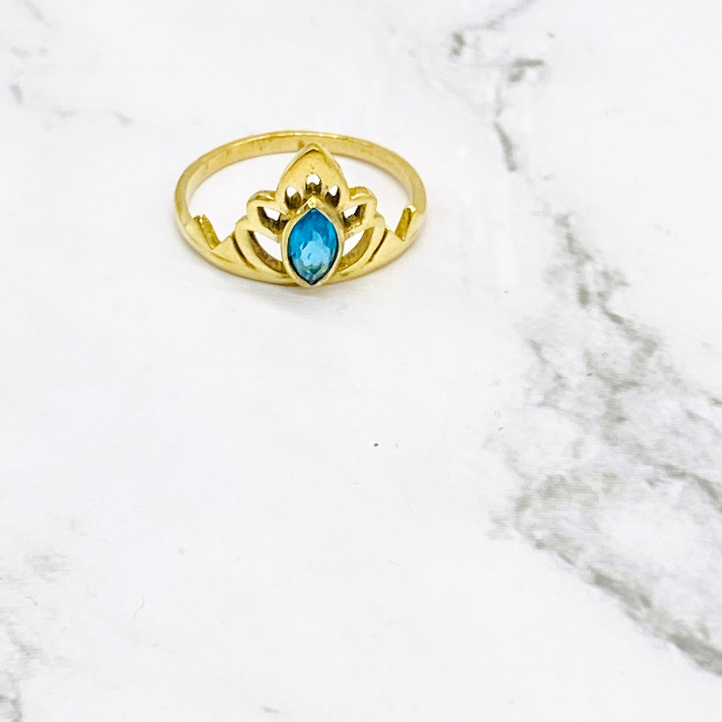 Gold Filled Crystal Ring, Handmade Jewelry, Fashionable Ring, Faceted Gemstone Ring, Gift For Her, Statement Ring, Vintage Style Ring