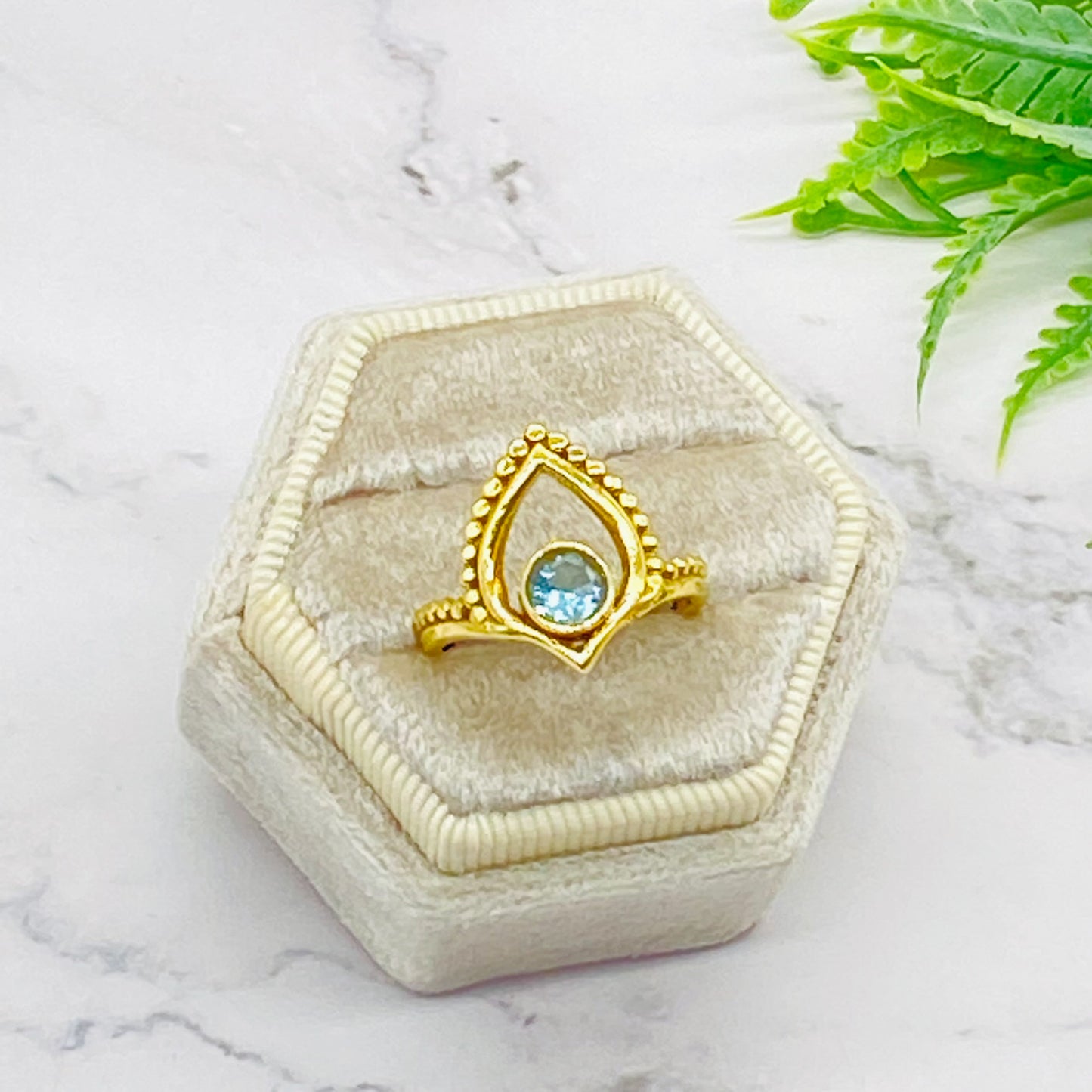 Gold Filled Crystal Ring, Handmade Ring, Gift For Her, Statement Ring, Gift for Mom, Statement Ring, Vintage Jewelry