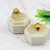 Gold Filled Crystal Ring, Handmade Ring, Gift For Her, Statement Ring, Gift for Mom, Statement Ring, Vintage Jewelry