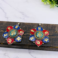 Infinity Knot Pendant, Handmade Bohemian Charms, Summer Jewelry, Endless Knot Necklace from Nepal, Healing Buddhist Mantra Unisex Charms