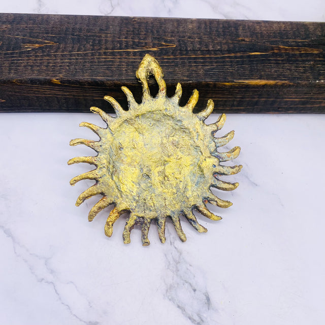 Metal Sun Decor, Home Decor, Minimalist Sun Decor Wall Hanging, Indoor/Outdoor Decor,  Brass Sun Decor, House Warming Gifts