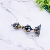 Single Vajra, Brass Dorje , Buddhist Meditation Ritual Objects, Solid Brass Vajta from Nepal,  Tibetan Tantra Vajrayana , Handmade Dorje