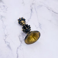 Single Vajra, Brass Dorje , Buddhist Meditation Ritual Objects, Solid Brass Vajta from Nepal,  Tibetan Tantra Vajrayana , Handmade Dorje