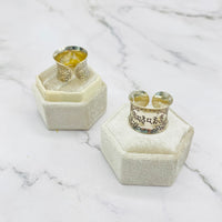 Tibetan Buddhist Healing Mantra Ring, Compassion Ring, Om Mani Pad Mi Hu Mantra Adjustable Ring, Buddhist Ring, Meditation Ring