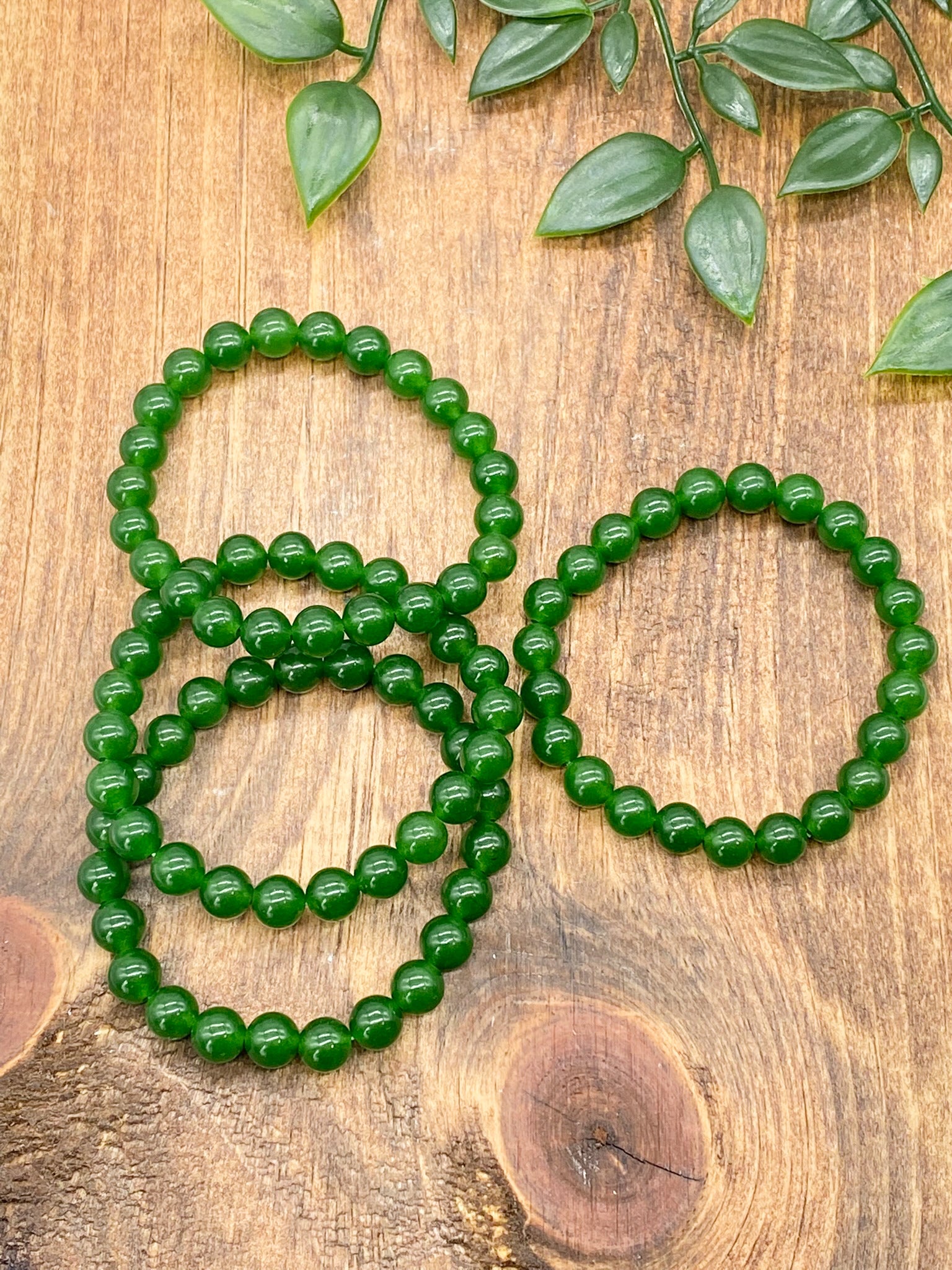  Taozyao Natural Green Jade Bangle Bracelet for Women Girls  Genuine with Certificate丨100% Grade A Jade Handmade Bracelets - Healing