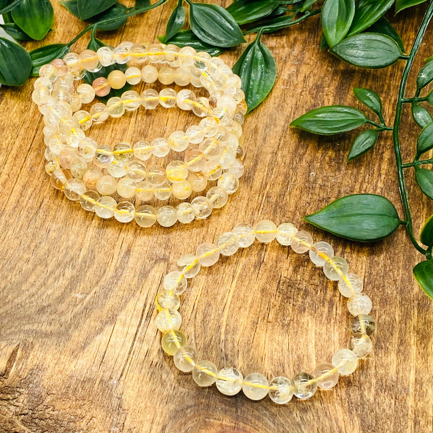 Authentic Citrine bracelets, 10 MM Beads,  Stone for Prosperity, healing purifying bracelets, Stretchy Gemstone Bracelets