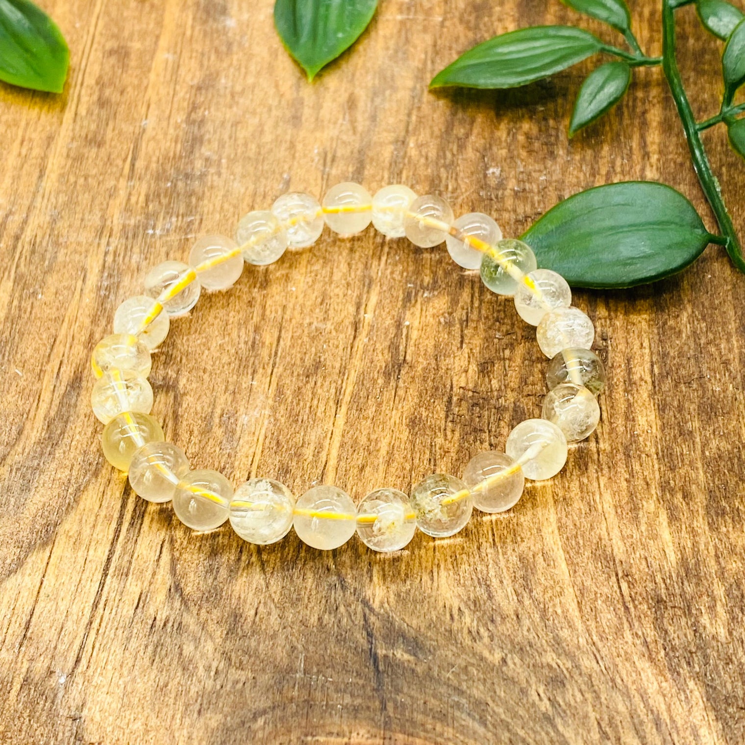 Authentic Citrine bracelets, 10 MM Beads,  Stone for Prosperity, healing purifying bracelets, Stretchy Gemstone Bracelets