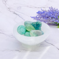 Green Fluorite Tumblestone, Fluorite Crystal, Crystal Lovers Gift, Polished Fluorite, Reiki Healing Crystals, Stone for Heart Chakra