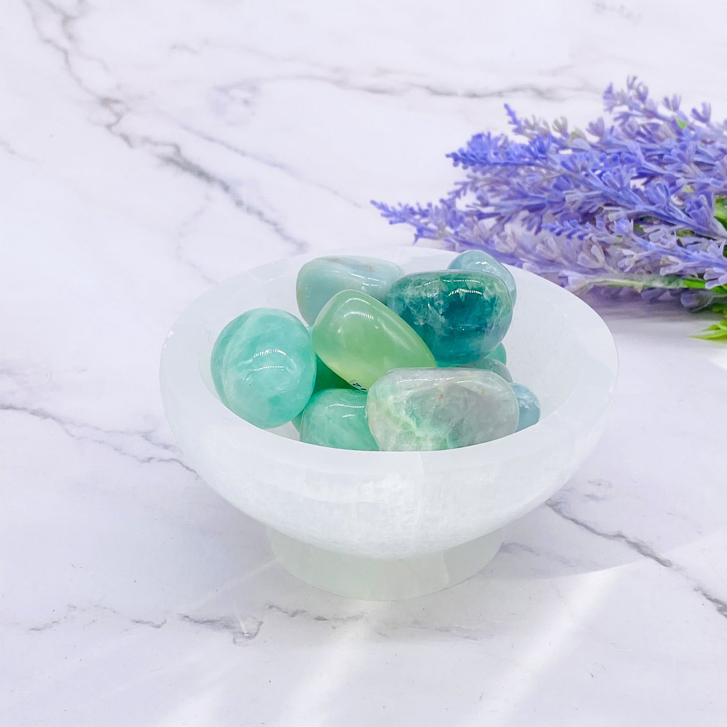 Green Fluorite Tumblestone, Fluorite Crystal, Crystal Lovers Gift, Polished Fluorite, Reiki Healing Crystals, Stone for Heart Chakra