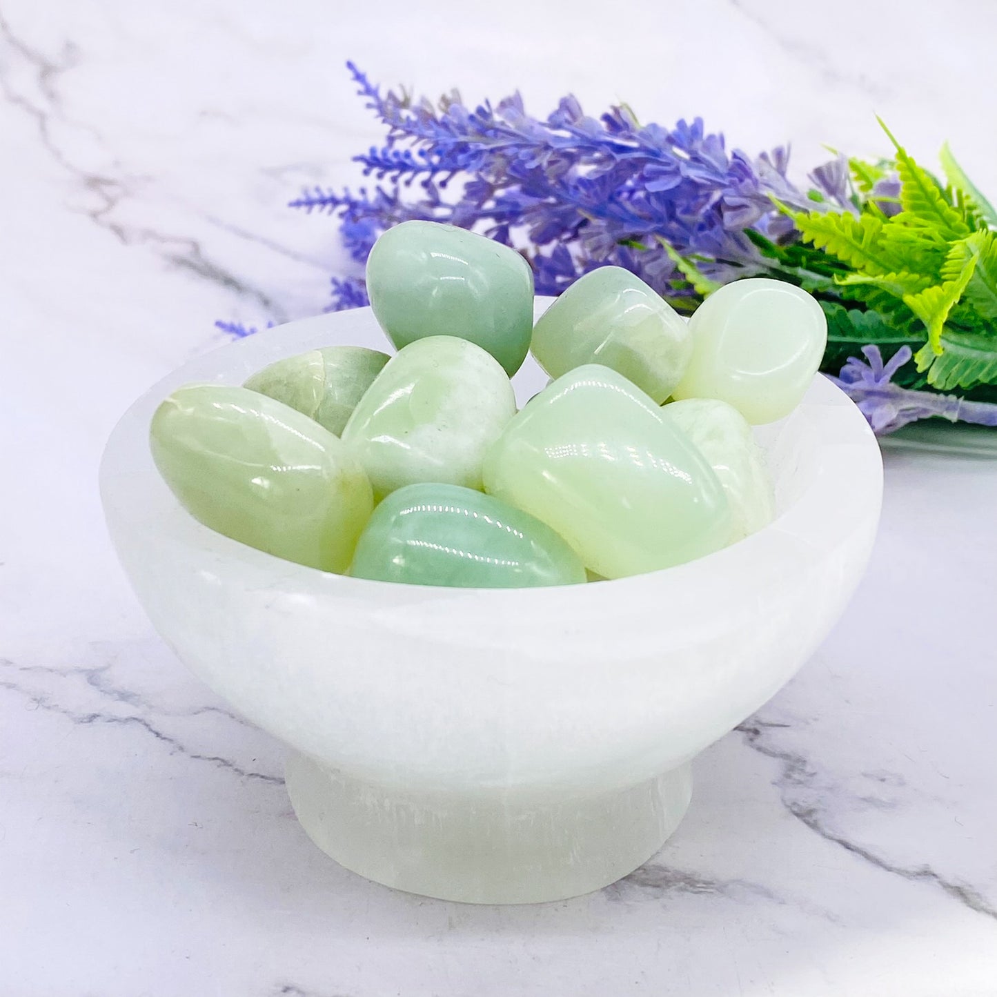 Light Green Jade Tumble stone, Heart Chakra Stone, Polished Natural Jade Crystal, Pocket Stone, Crystal for love and Fertility