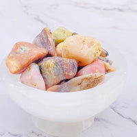 Pink Opal Tumbled Stone, Opal Gemstone, Pocket stone, crystal for love and Peace, Calming Gemstone, Spiritual Awakening Stone