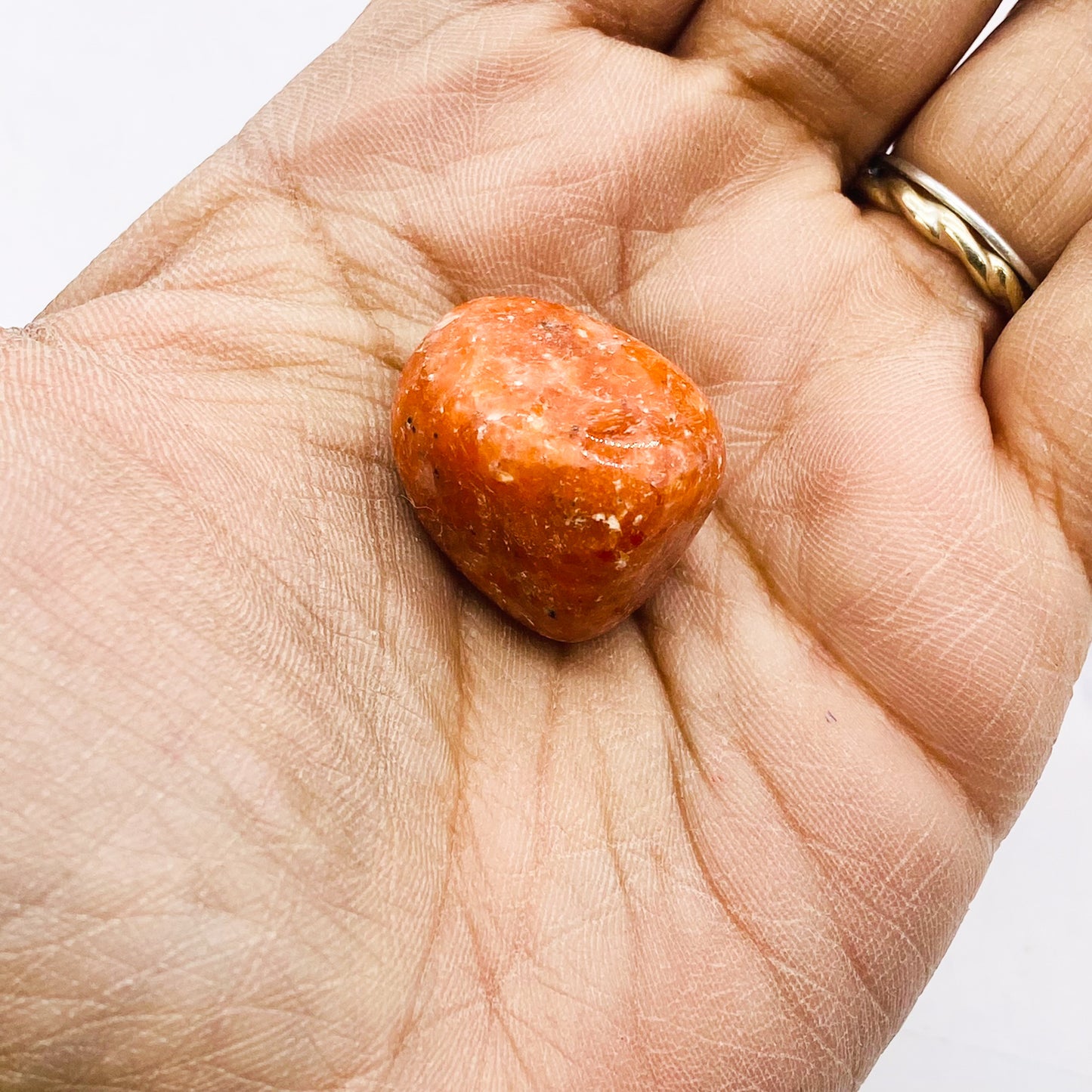 Orange Calcite Stone, Polished Orange Calcite Crystal, Calcite Tumble Stone,  Sacral Chakra