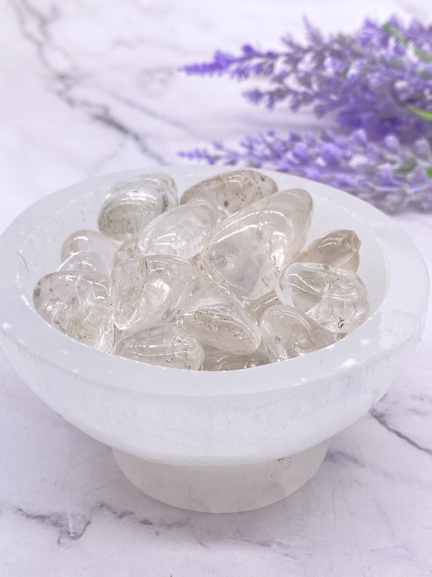 Quartz Tumblestone, Healing Crystal, Pocket Stone, Cleansing Crystal, Metaphysical Crystal